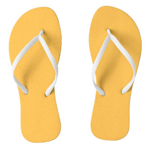 Golden Daffodin Gelb, Helle Solid Color Dreh Fl Flip Flops