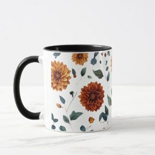 Golden Dahlia Tasse