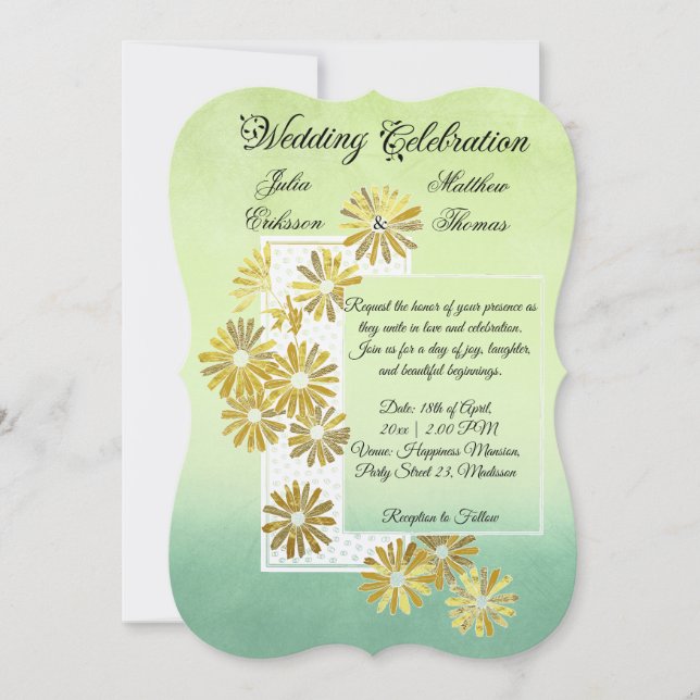 Golden Daisy Traumstrecke Airolo - Gletsch Einladung (Vorderseite)