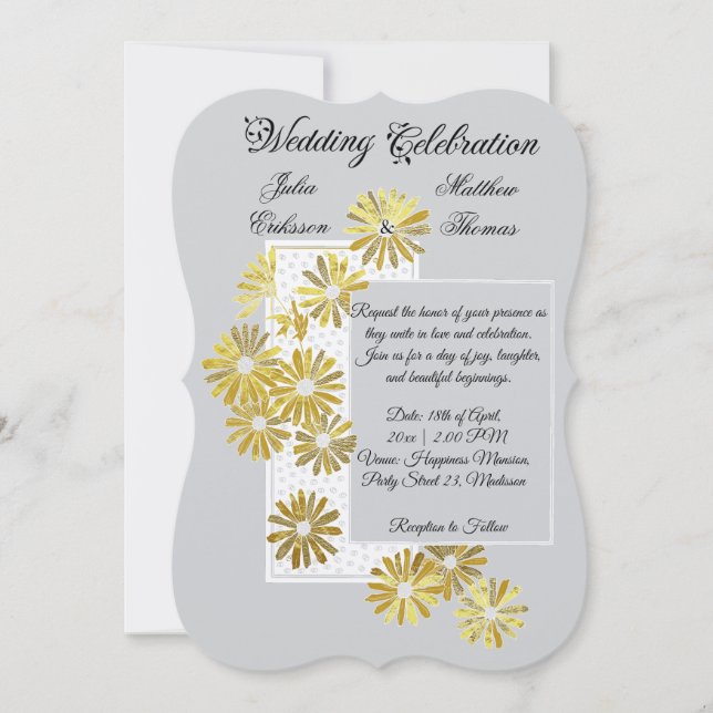 Golden Daisy Traumstrecke Airolo - Gletsch Einladung (Vorderseite)
