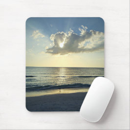 Golden Dawn by the Waves Mousepad