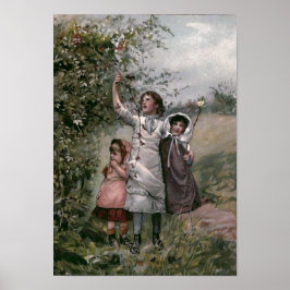 "Golden Days" - Vintage Buchvorführung Poster