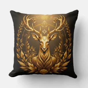 Golden Deer Emblem Kissen