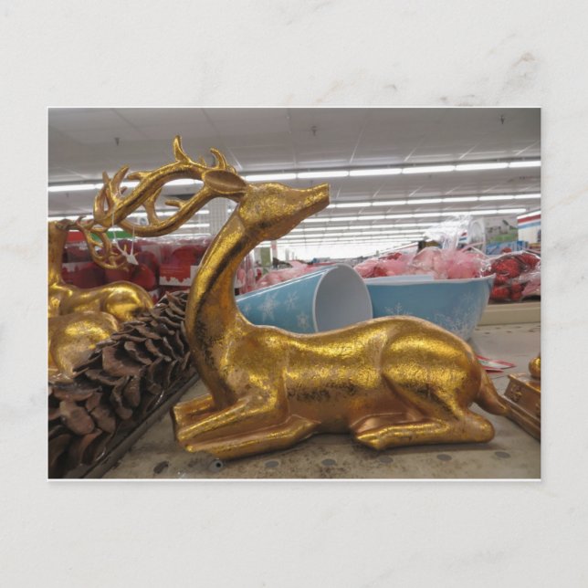 Golden Deer Postkarte (Vorderseite)