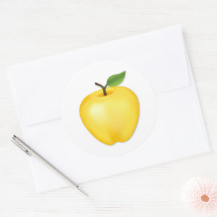 Golden Delicious Apfel Aufkleber