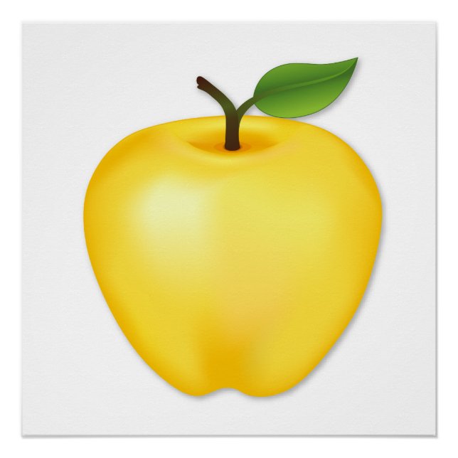 Golden Delicious Apple Poster (Vorderseite)