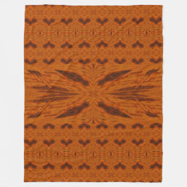 Golden Desert Butterfly 2 Fleecedecke