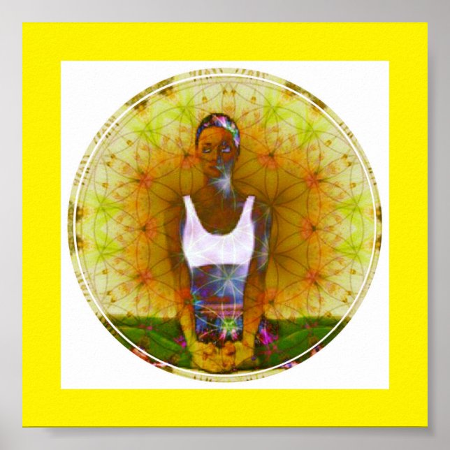 Golden Dharma Girl Poster (Vorne)