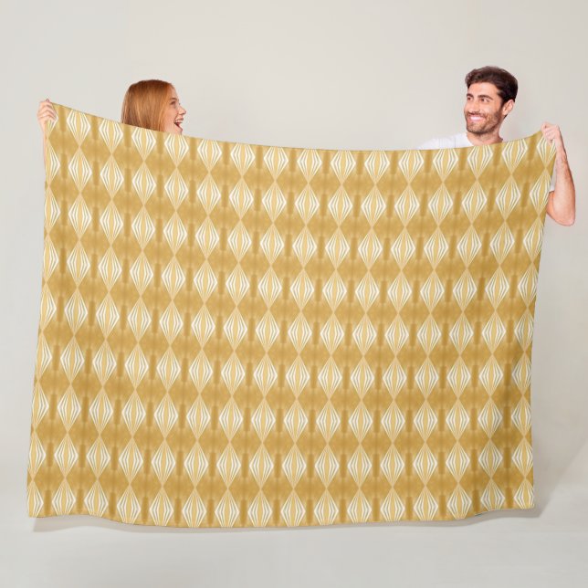 Golden Diamonds Fleecedecke (Beispiel)