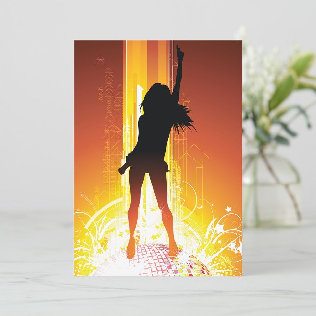 Golden Disco Einladung (Von Creator hochgeladen)