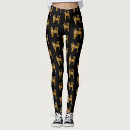 Golden Dog Husky Custom Leggings