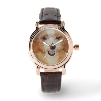 Golden Doodle Armbanduhr
