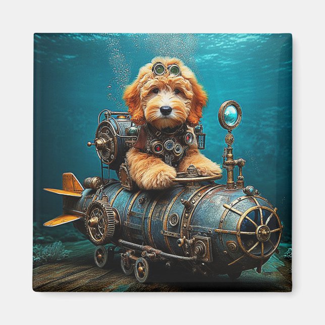 Golden Doodle Magnet (Vorne)