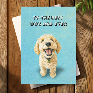 Golden Doodle Niedlich Happy Der beste Vater Vater Karte