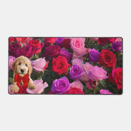 Golden Doodle Puppy Schreibtischunterlage