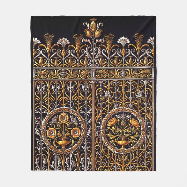 Golden Doorway Fleece Blanket (Vorderseite)