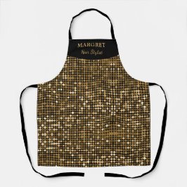 Golden Dots Stylist Signature-Schürze Schürze