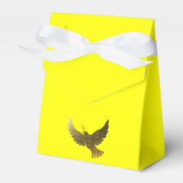 Golden Dove Faith Bless Peace Liebe Gold Muster Geschenkschachtel