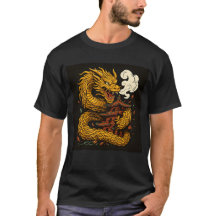 Golden Dragon attackiert Pagode Kunst