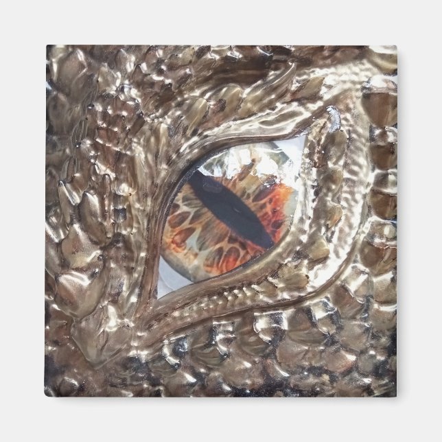 Golden Dragon Eye Magnet (Vorne)