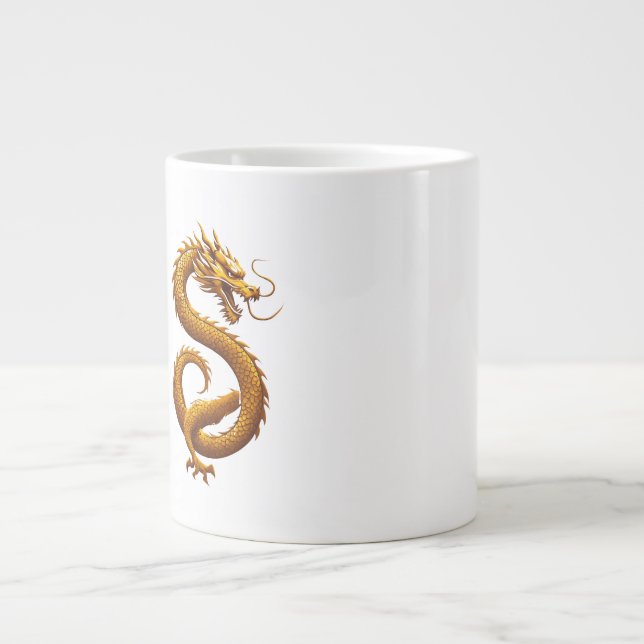 Golden Dragon Jumbo-Tasse (Vorderseite)