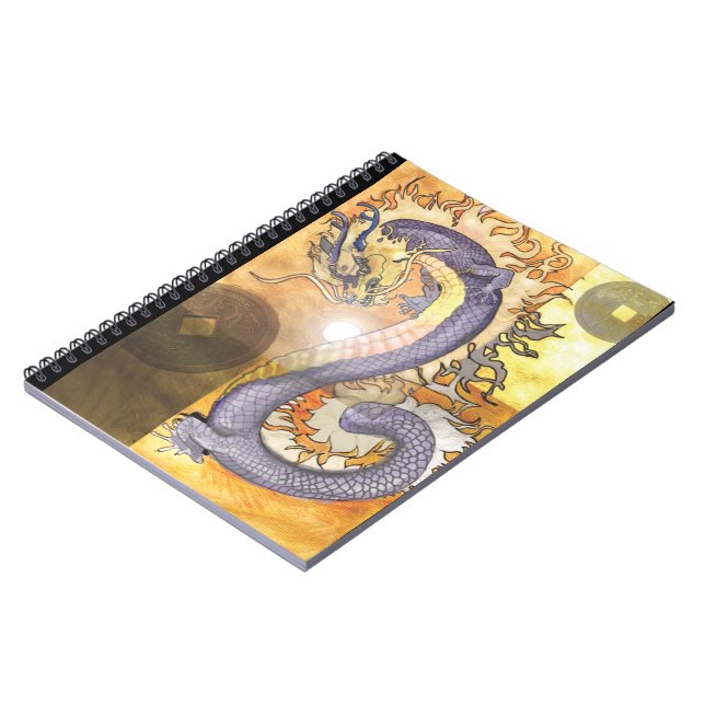 Golden Dragon~notebook Notizblock (Linke Seite)
