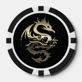 Golden Dragon Poker Chip