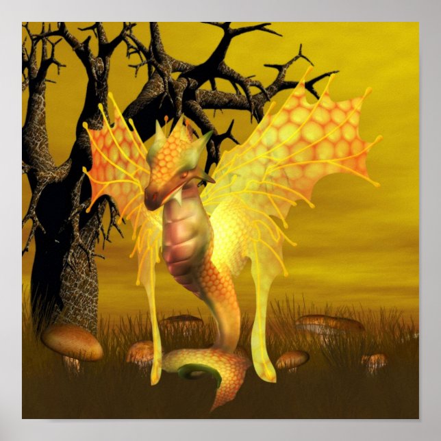 Golden Dragon Posters Poster (Vorne)