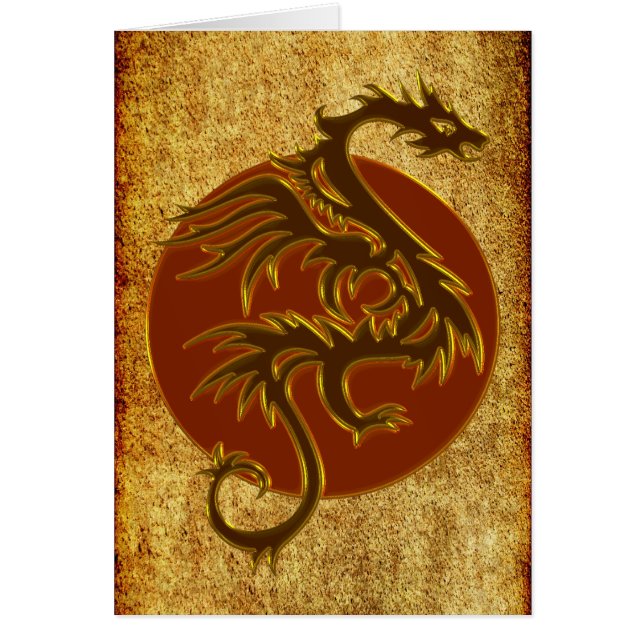 Golden Dragon Sun | Antiker Stil (Vorne)