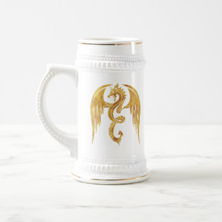 Golden Dragon Tasse - Mittelalterlicher Bierstein