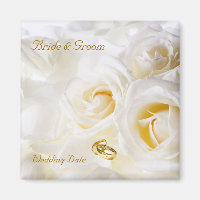 Golden Dream Wedding Favor Magnet