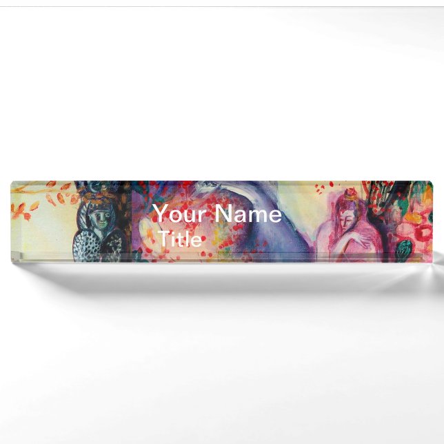 GOLDEN DREAM Yoga Instructor, Meditation, Zen Gard Namensplakette (Vorderseite)
