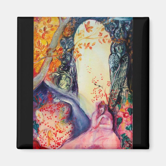 GOLDEN DREAM / Yoga Meditation Zen Garden Magnet (Vorne)