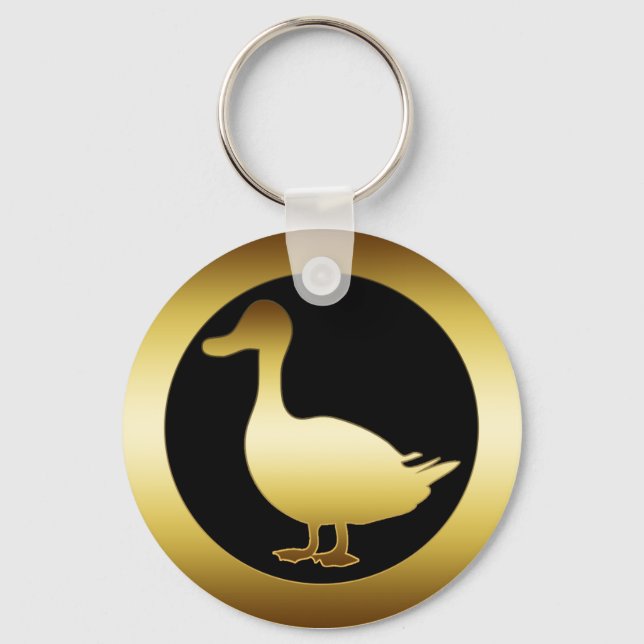 GOLDEN DUCK SCHLÜSSELANHÄNGER (Vorderseite)