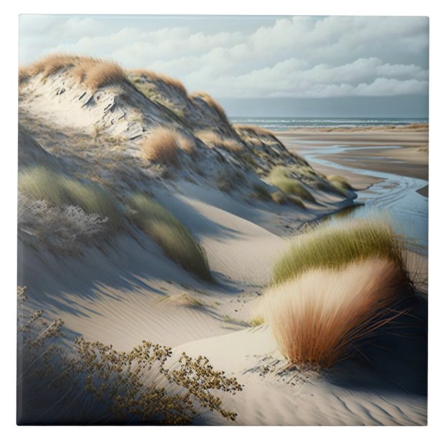 Golden Dunes Fliese (Vorderseite)