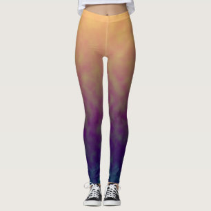 Golden Dusk Reverie Leggings