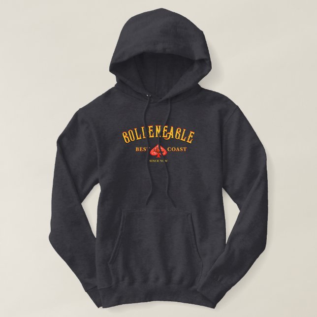 Golden Eagle Best Coast seit jetzt Hoodie (Design vorne)