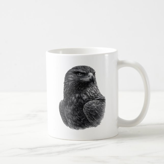 Golden Eagle Black & White Kaffeetasse (Rechts)