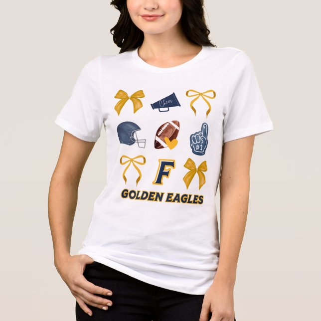 Golden Eagle Cheer Bow Shirt - Women (Vorderseite)