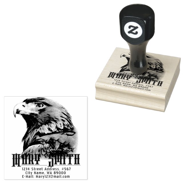 Golden Eagle Gummistempel (Stempel)