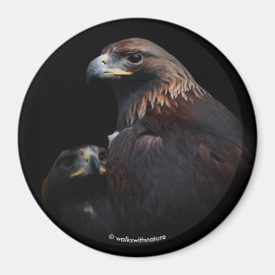 Golden Eagles: Schönheiten Thru the Bars Magnet