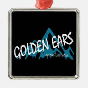 Golden Ears Provincial Park Berge Ornament Aus Metall