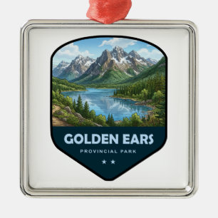 Golden Ears Provincial Park Schild Ornament Aus Metall