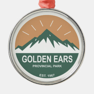 Golden Ears Provincialpark British Columbia Ornament Aus Metall