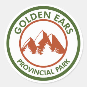 Golden Ears Provincialpark British Columbia Runder Aufkleber