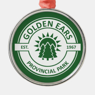 Golden Ears Provincialpark British Columbia Sonne Ornament Aus Metall