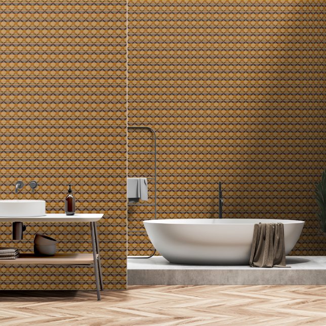 Golden Earth Mud Tuch Inspiriert schön Tapete (Badezimmer)