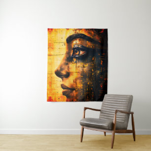 Golden Egypten Pharao Wall Art - Antike Geschichte Wandteppich