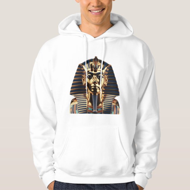 Golden Egyptian Mask Artwork Hoodie (Vorderseite)