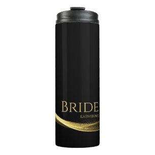 Golden Elegance-Bride- Thermosbecher